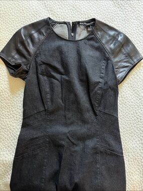 Ralph Lauren | black denim dress | size 8